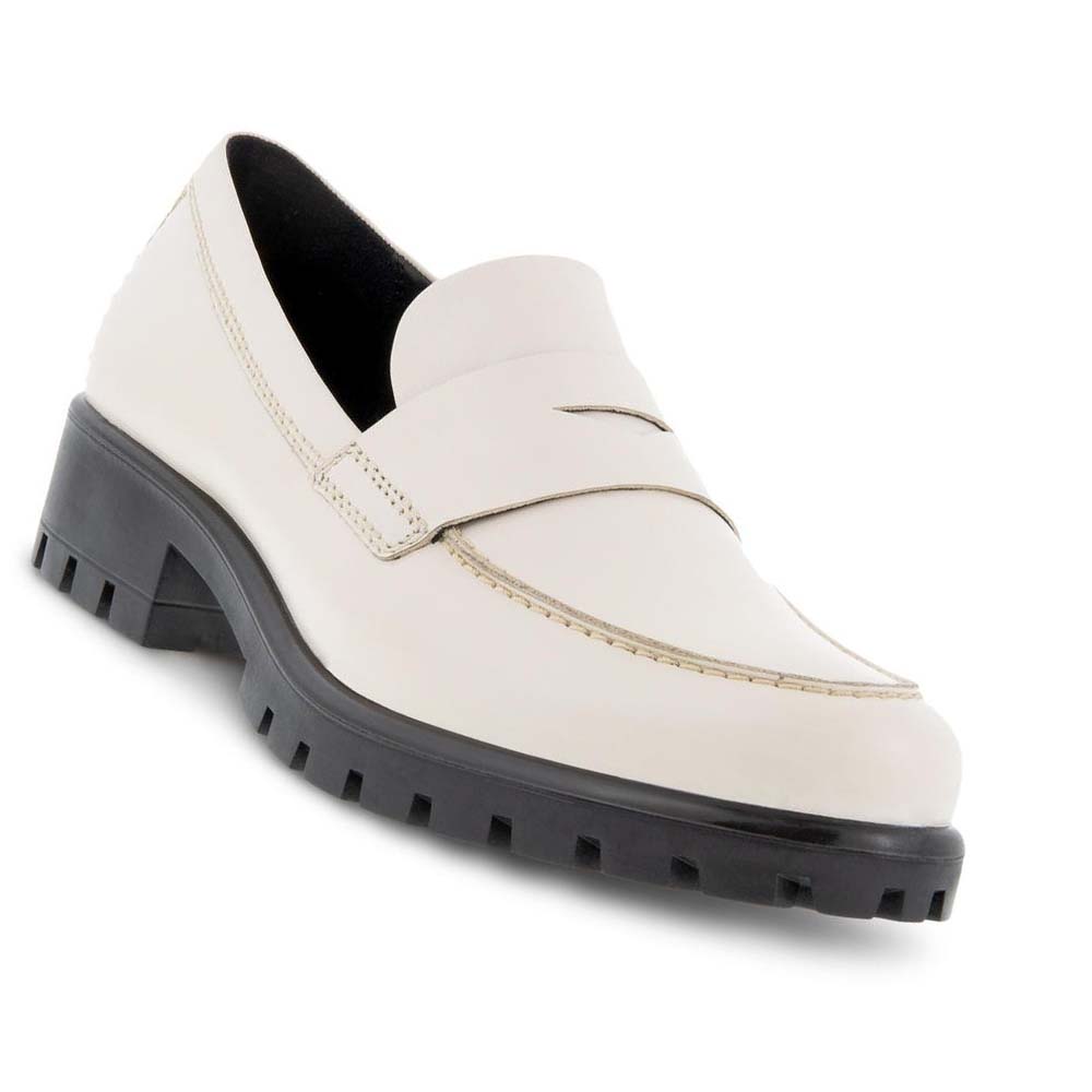 Women's Ecco Modtray Penny Dress Shoes Beige | Canada 102GSO